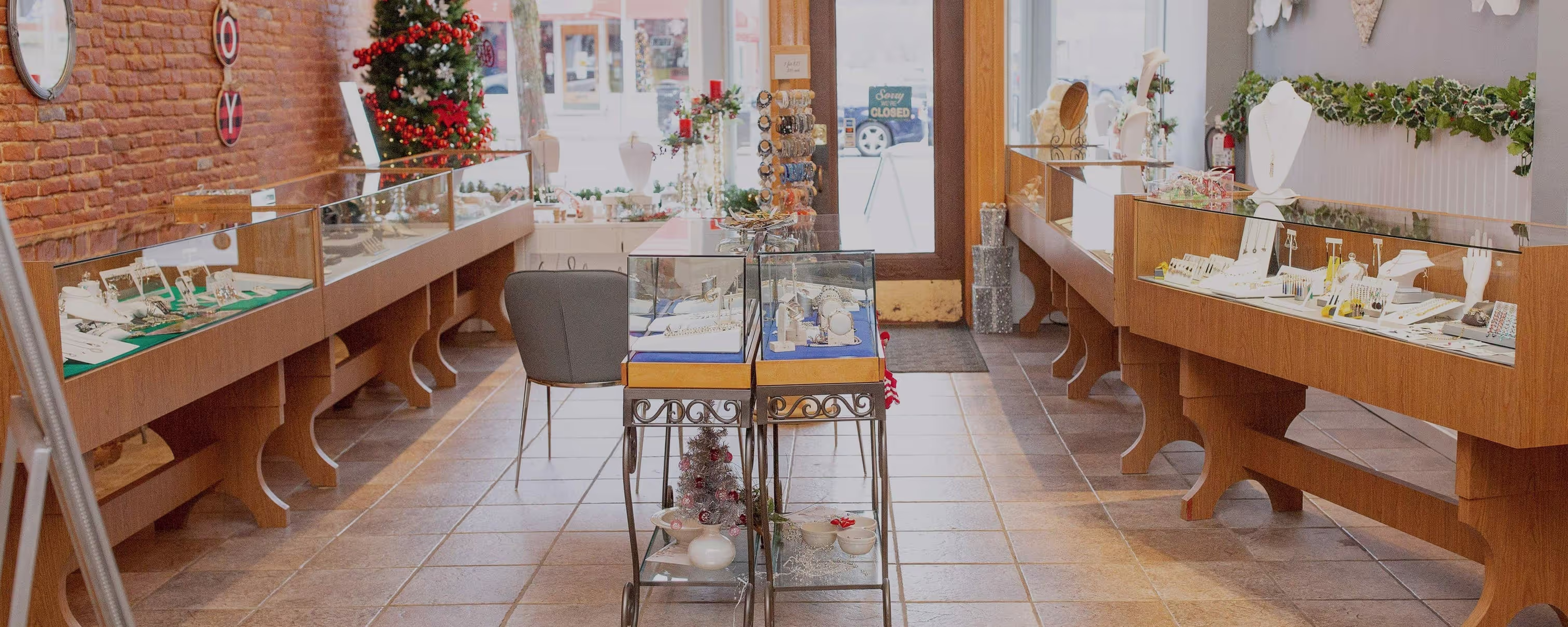 Interior of Silverstone Jewelers in downtown Howell, Michigan